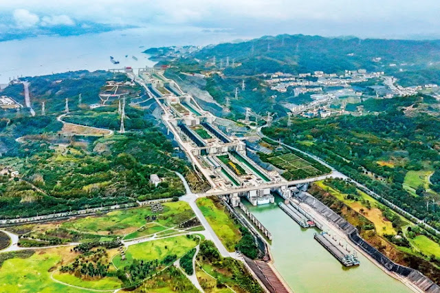 The Five-Level Shiplock of the Three Gorges Project